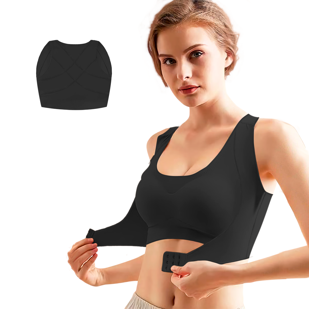 Top Corrector de Postura – Moldea tu figura, alivia tu espalda | Tirantes ajustables y 3 niveles de broches | ¡HOY con DCTO especial! 🛒