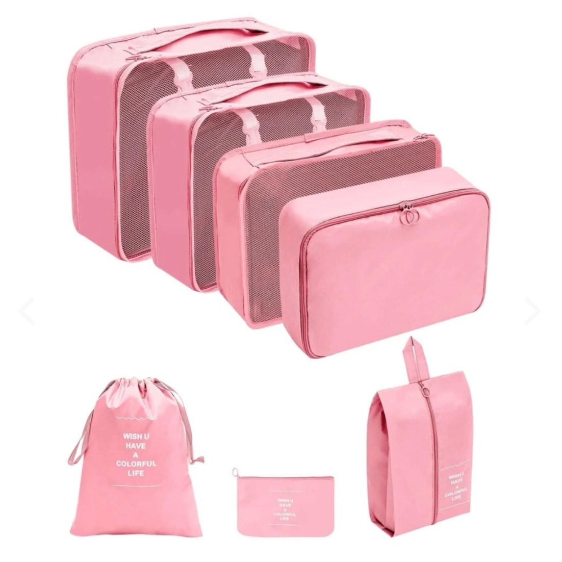 Set Organizador de Maletas 7 Piezas: ¡El desorden en tu equipaje al viajar ya no será problema! 🧳