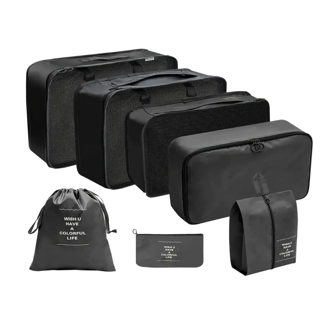 Set Organizador de Maletas 7 Piezas: ¡El desorden en tu equipaje al viajar ya no será problema! 🧳