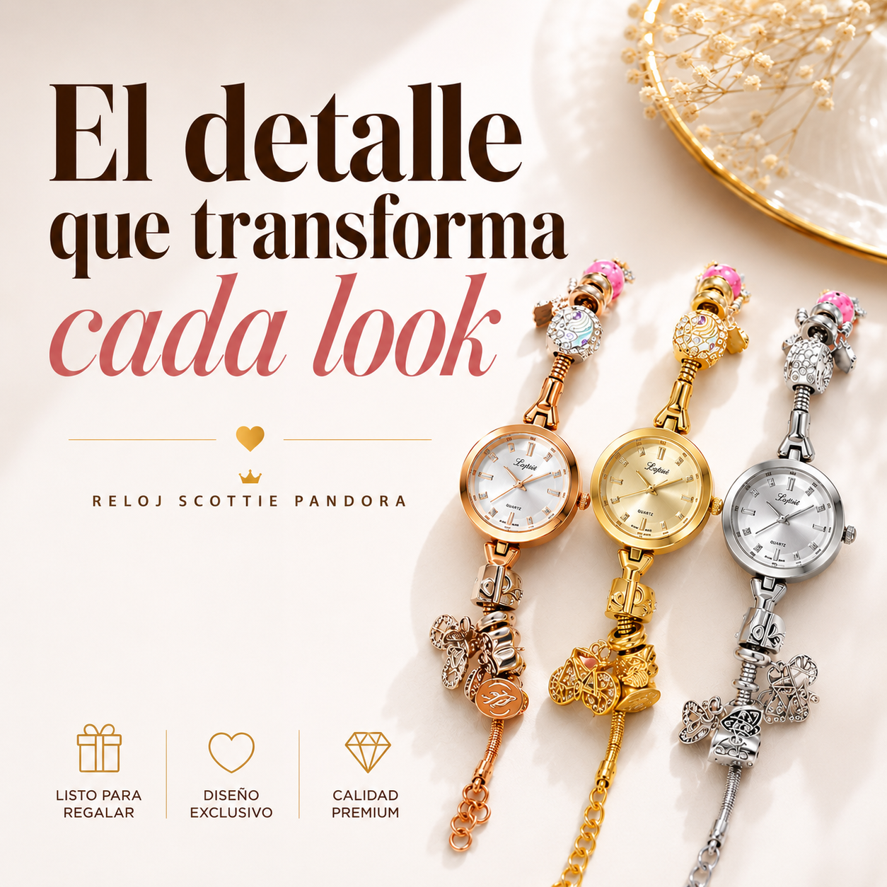 ✨ Reloj Scottie Pandora: El detalle que transforma cada look✨