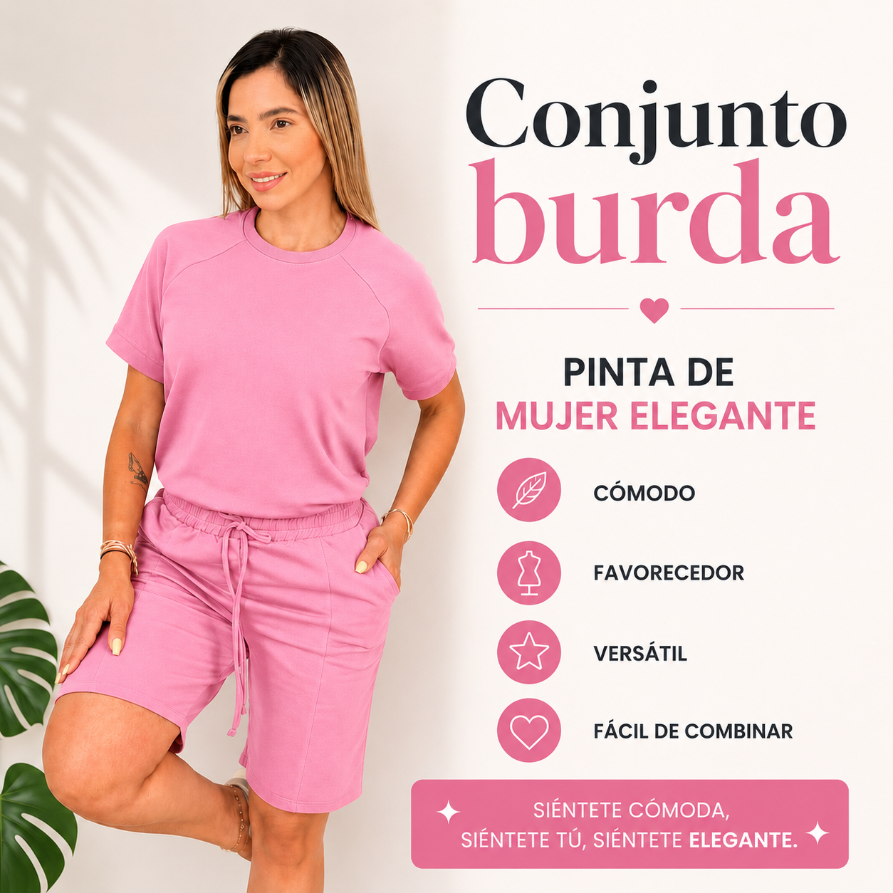 Conjunto burda - Pinta de mujer elegante💞