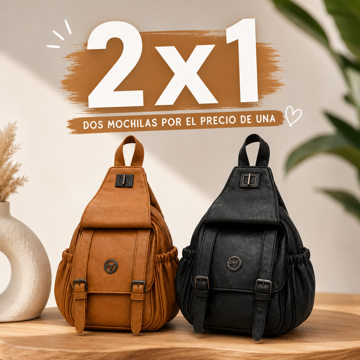 Mochila mujer 2x1 -  Tu nueva mochila favorita💼💕