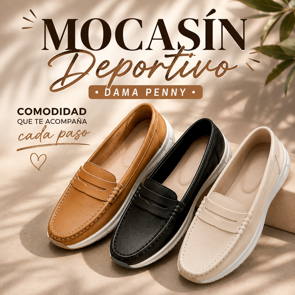 Mocasin deportivo dama penny - 😍 El calzado favorito de las mujeres