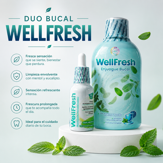 Dúo salud Bucal Wellfresh - Frescura que se siente🍃