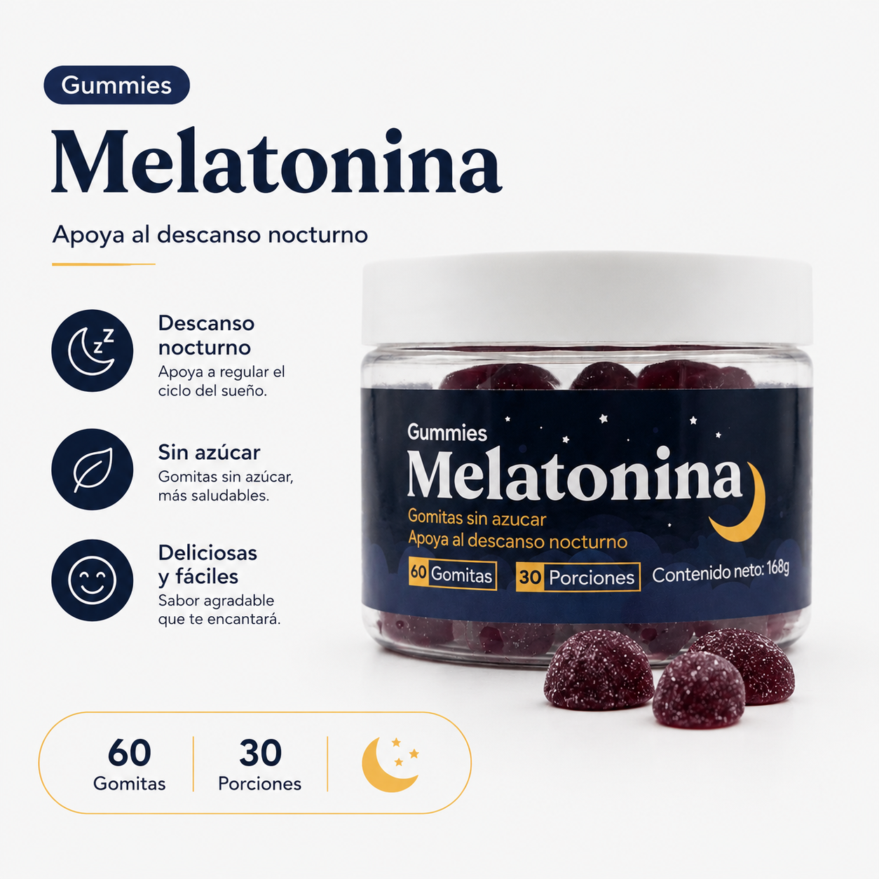 Gomas melatonina ZUPI - Dulces sueños🛏️💤