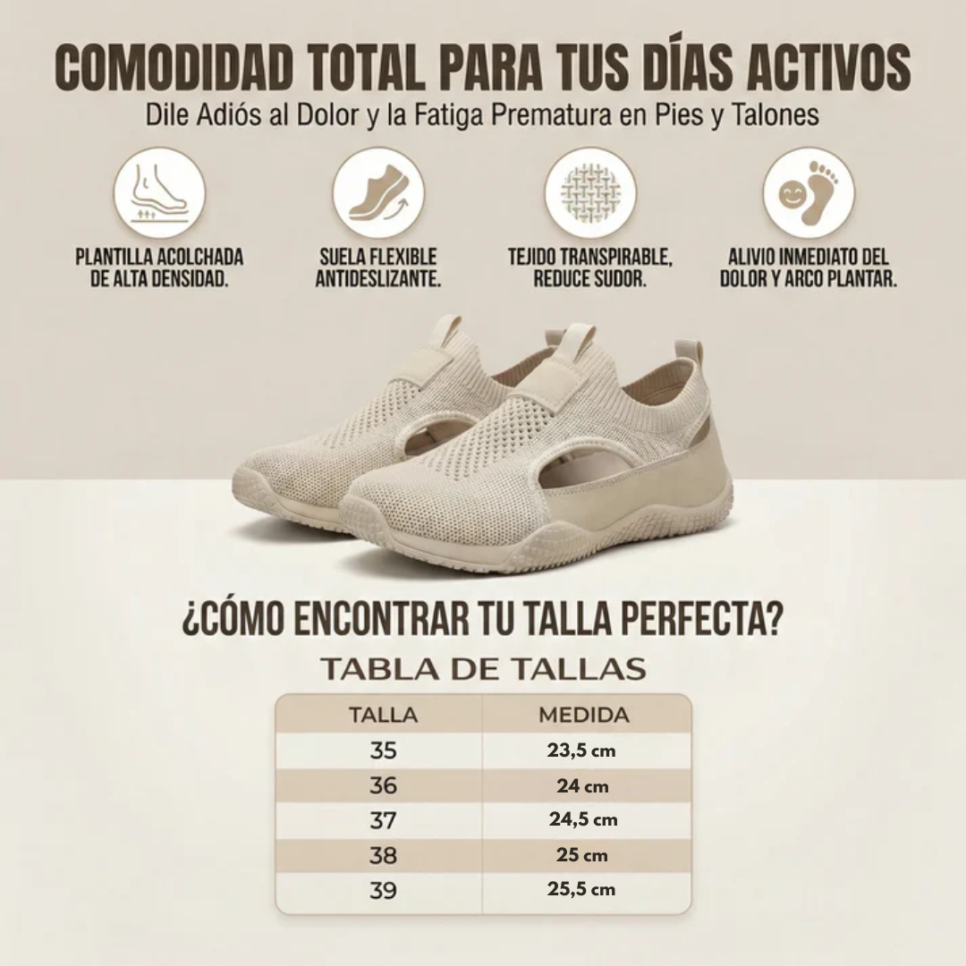 Zapatillas Ortopédicas con tecnología Memory Foam