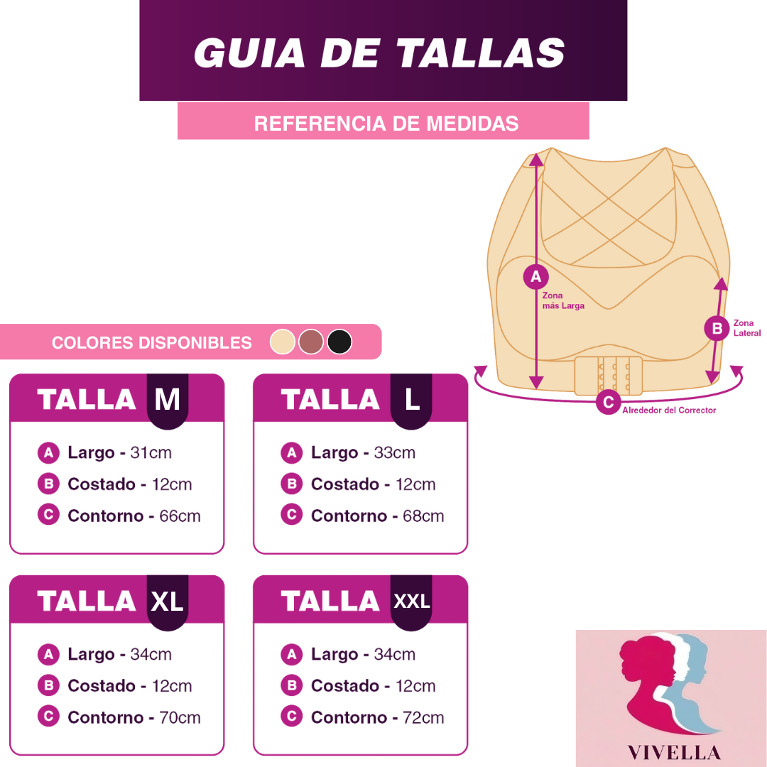 Top Corrector de Postura – Moldea tu figura, alivia tu espalda | Tirantes ajustables y 3 niveles de broches | ¡HOY con DCTO especial! 🛒